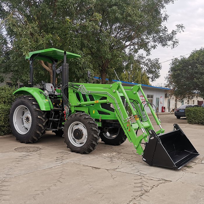 China High Quality Heavy Duty Farm Tractor 4X4 Agricultural 100HP China Tractor With Front End Loader and Backhoe for Sale