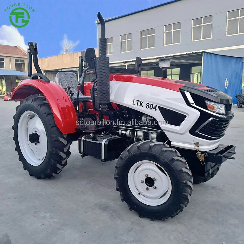 diesel Engine Mini Tractors 504 4wd 50 hp 4x4 Agriculture Tractor Full Implements for Sale
