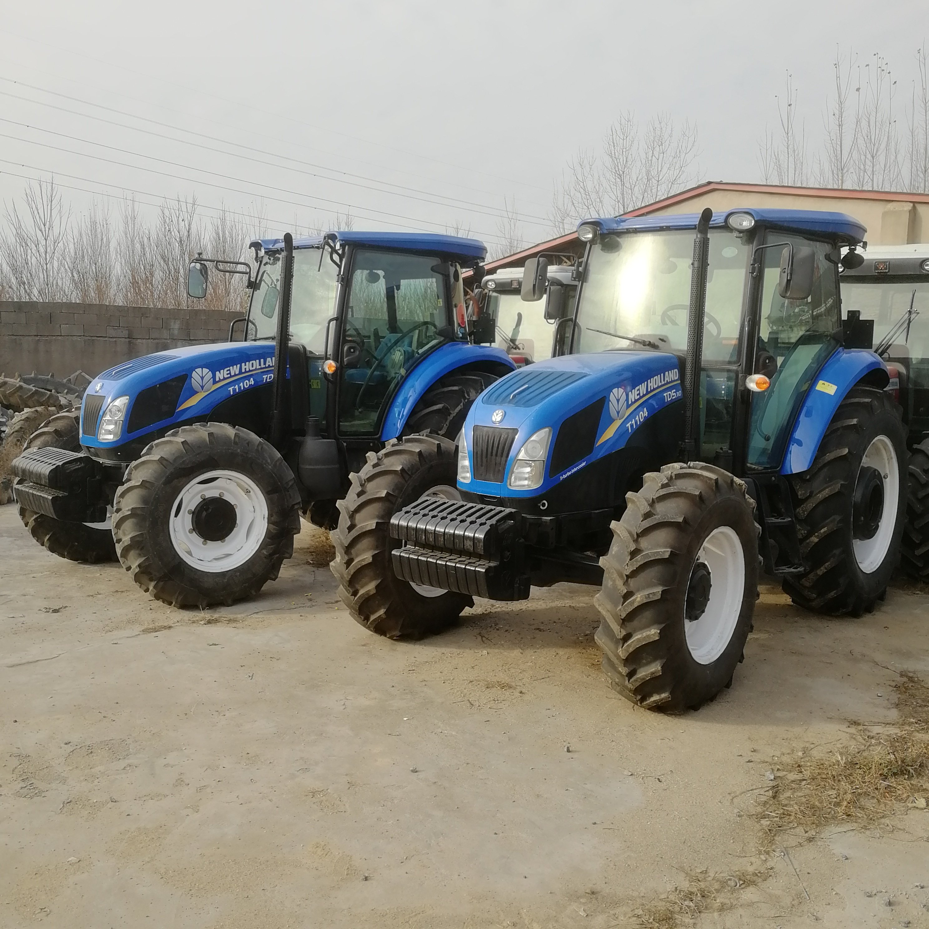 Used Tractors NH TD5 1104 4X4WD Wheel Farm Orchard Compact Tractor Agricultural Tractors