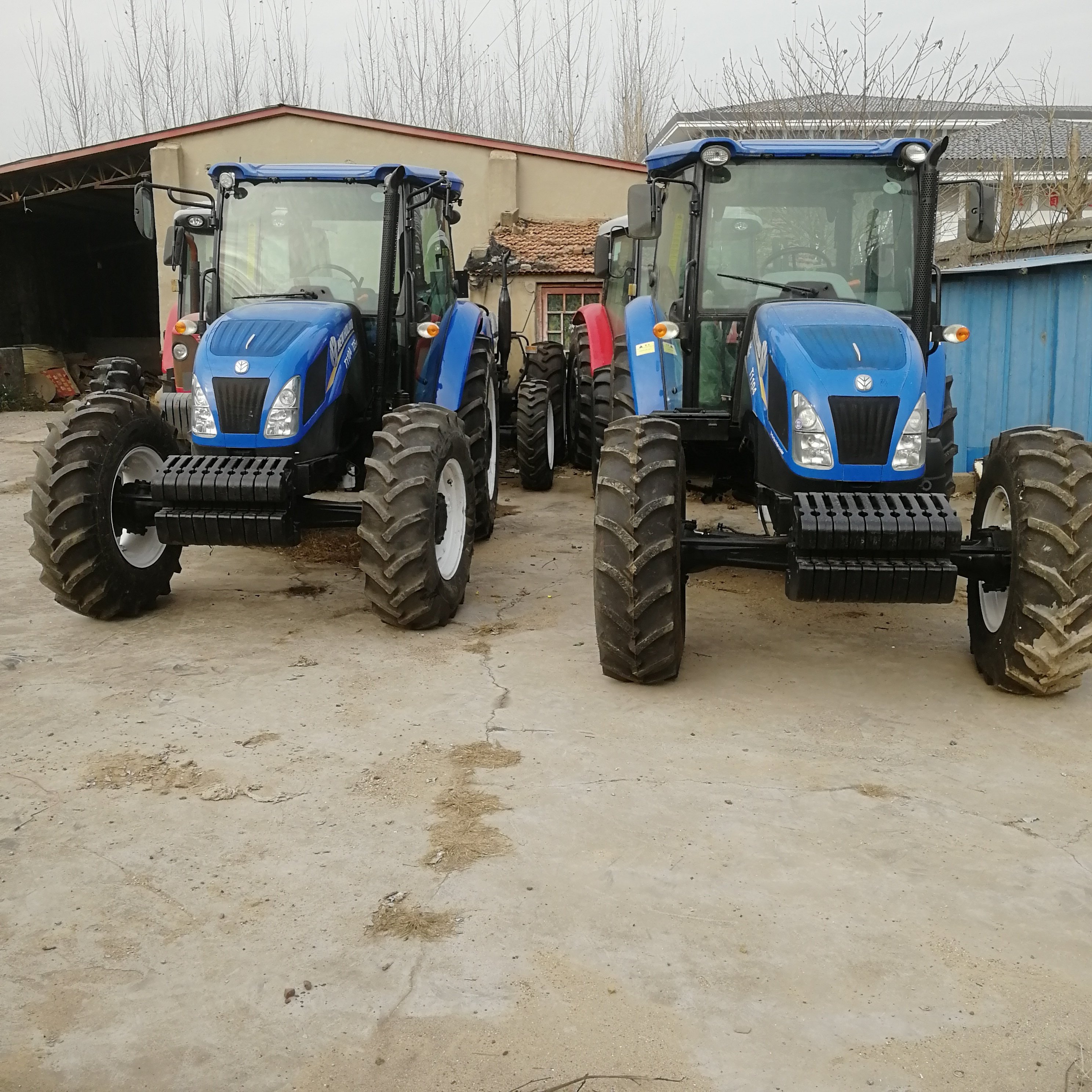 Used Tractors NH TD5 1104 4X4WD Wheel Farm Orchard Compact Tractor Agricultural Tractors