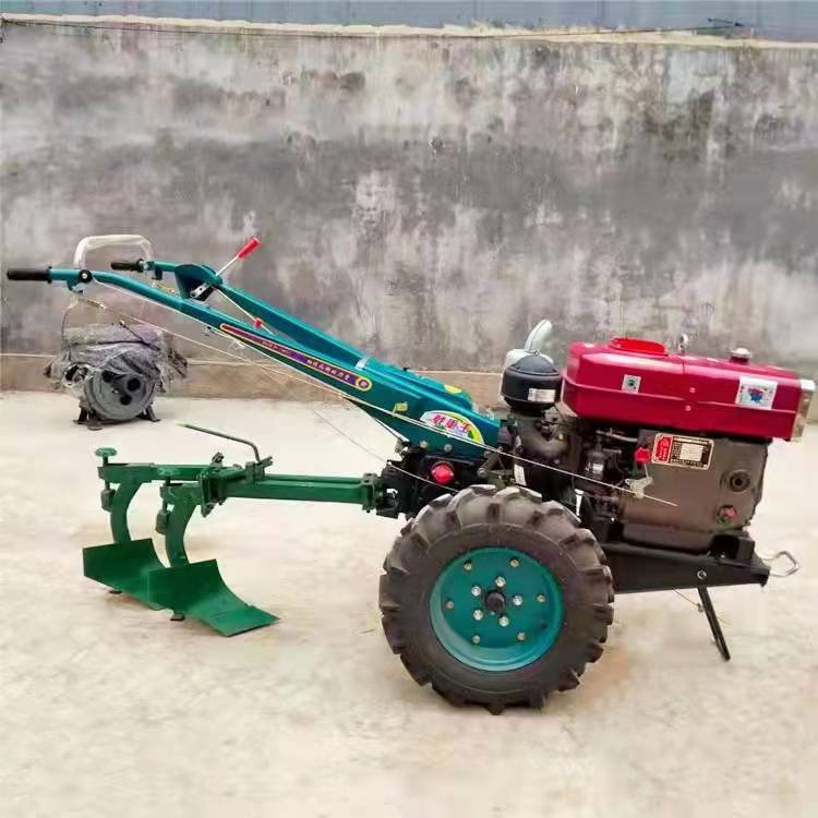 High Quality Walking Mini 2 Wheel diesel Power Tiller 14 hp 18hp 32 hp Walk Behind Tractor Farming Agricultural With Plow