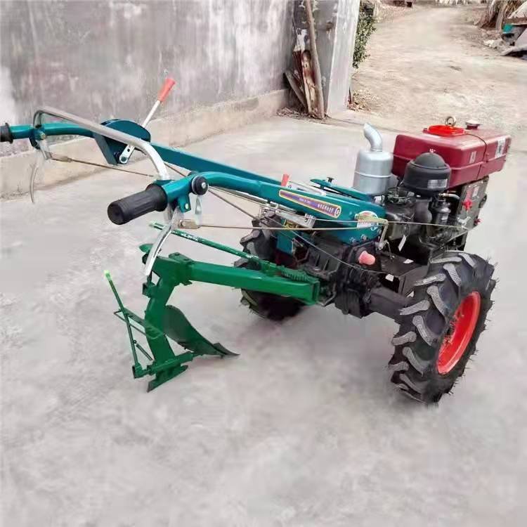 High Quality Walking Mini 2 Wheel diesel Power Tiller 14 hp 18hp 32 hp Walk Behind Tractor Farming Agricultural With Plow
