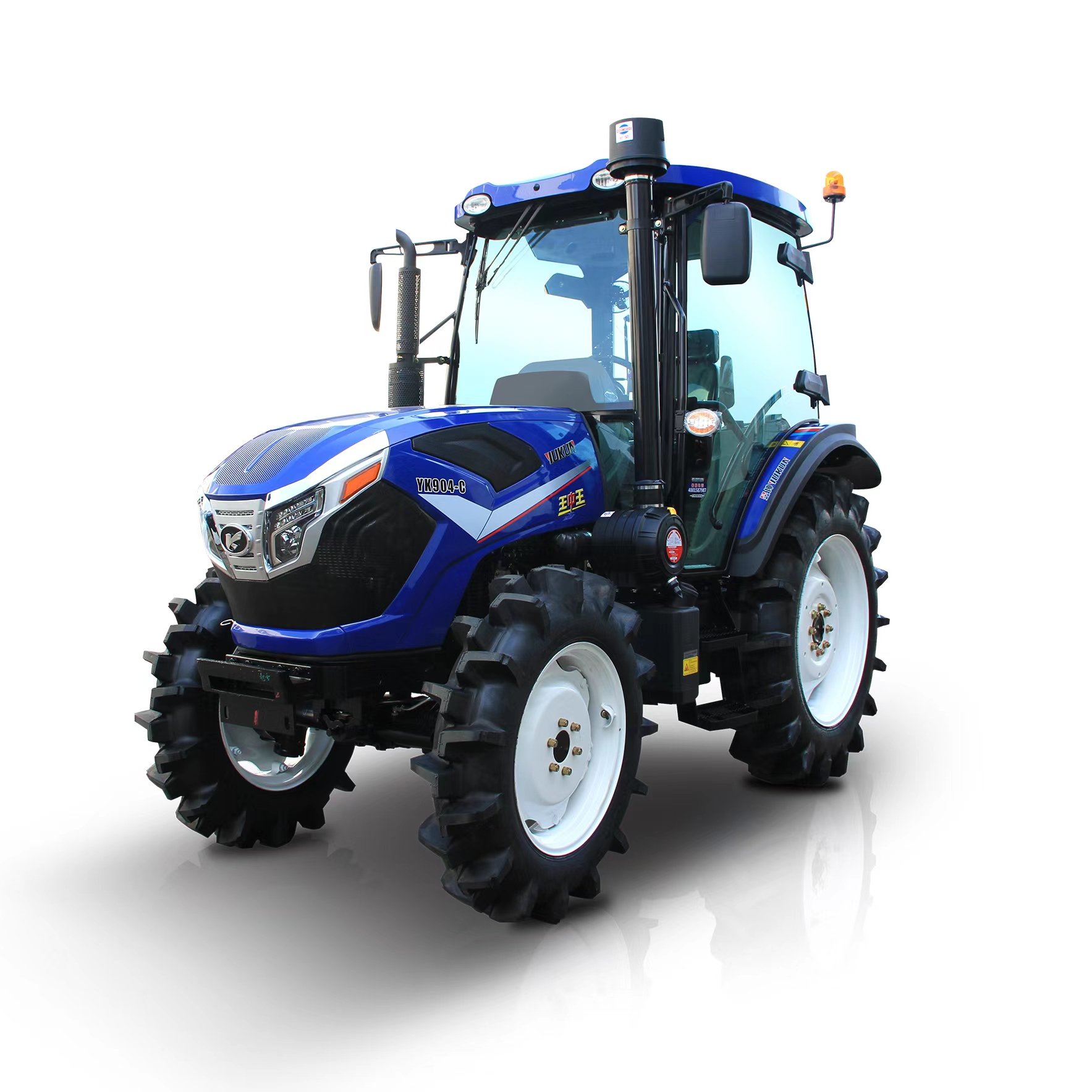 110HP 4-Wheel Farm Tractor 4WD Small Wheel Tractor PTO Multifunctional Agriculture Usage Engine Pump