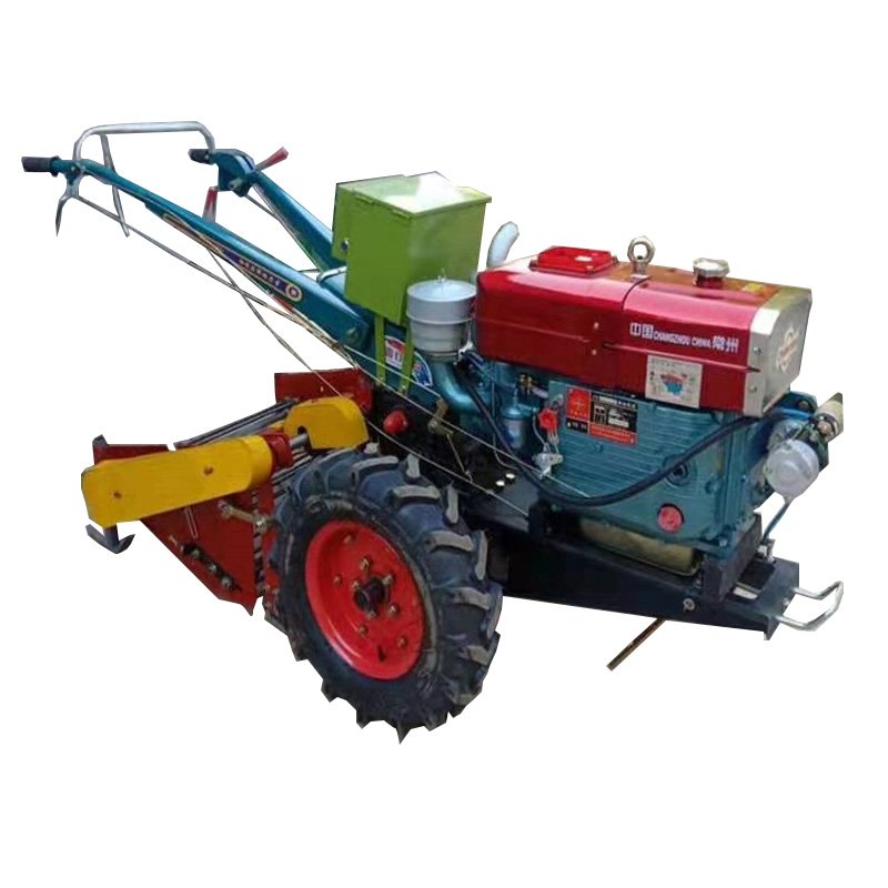 Hot Selling Farm Equipment Mini Plow 2 Wheel 8HP Walking Tractor With Disc Plough Machine