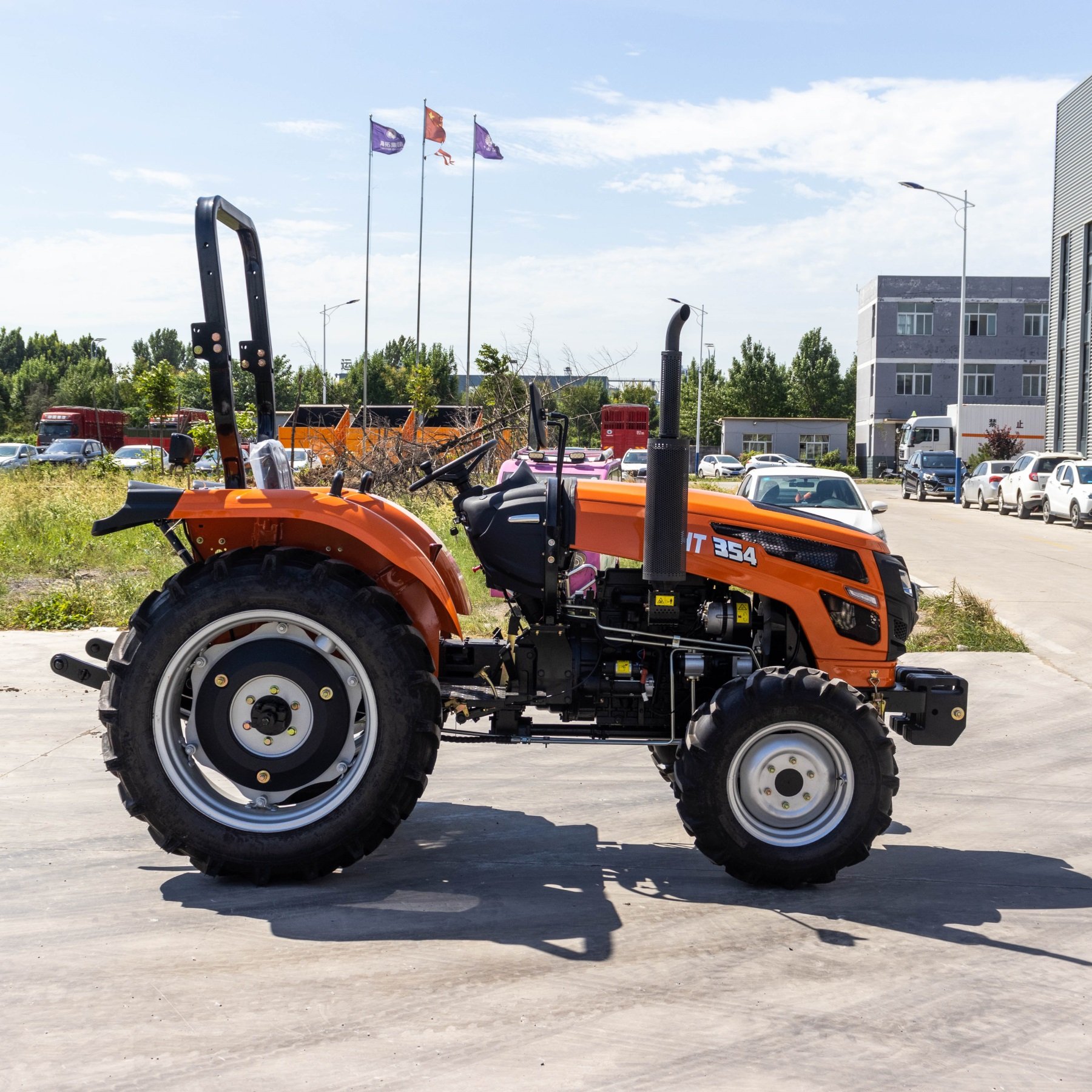 35hp Agricultural Mini Tractor 4WD Front Wheel Loader Tractor With Excavator Backhoe for Sale