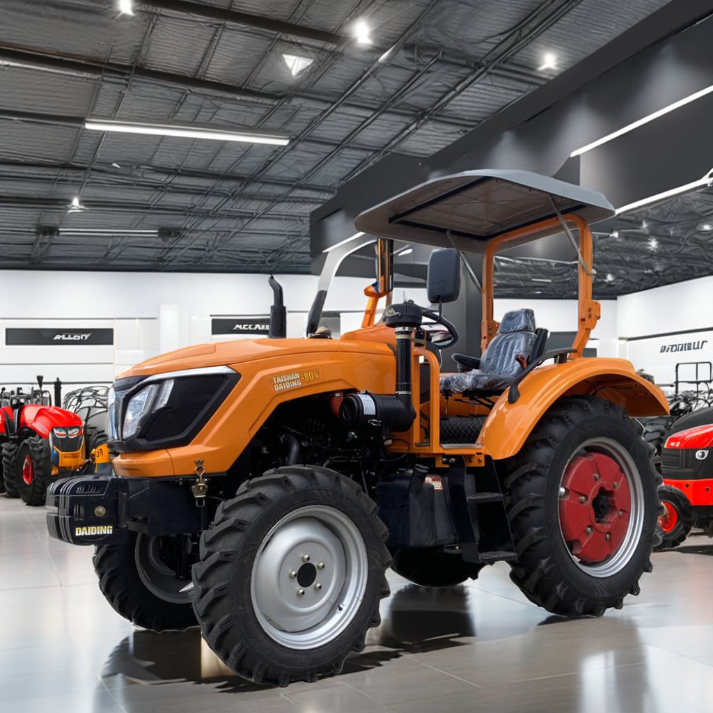 Cheap Price Front Loader 100hp 4wd Small Wheel Tractor with Snowbrush 4WD Agriculture Tractor