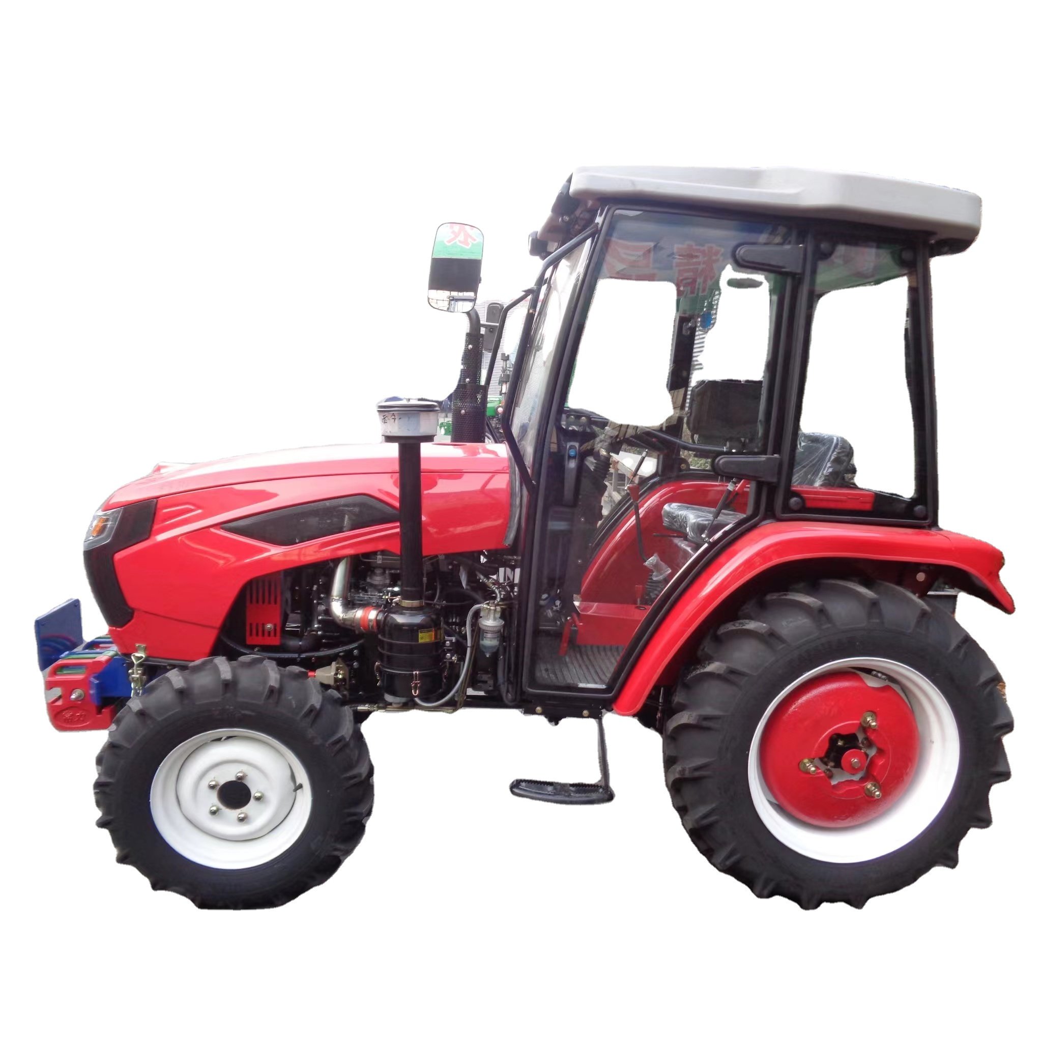 China Garden Farm Hot Sell 4wd Tractor With Front End Loader and Backhoe for Agriculture Use
