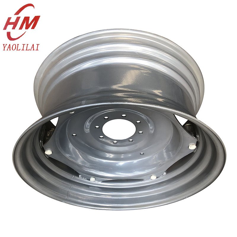 W14x30 W15x34Agriculture Equipment Kubota Front Rear Farm Tractor Wheels and Hub With Rims Lug for Adjustment for 16.9-30