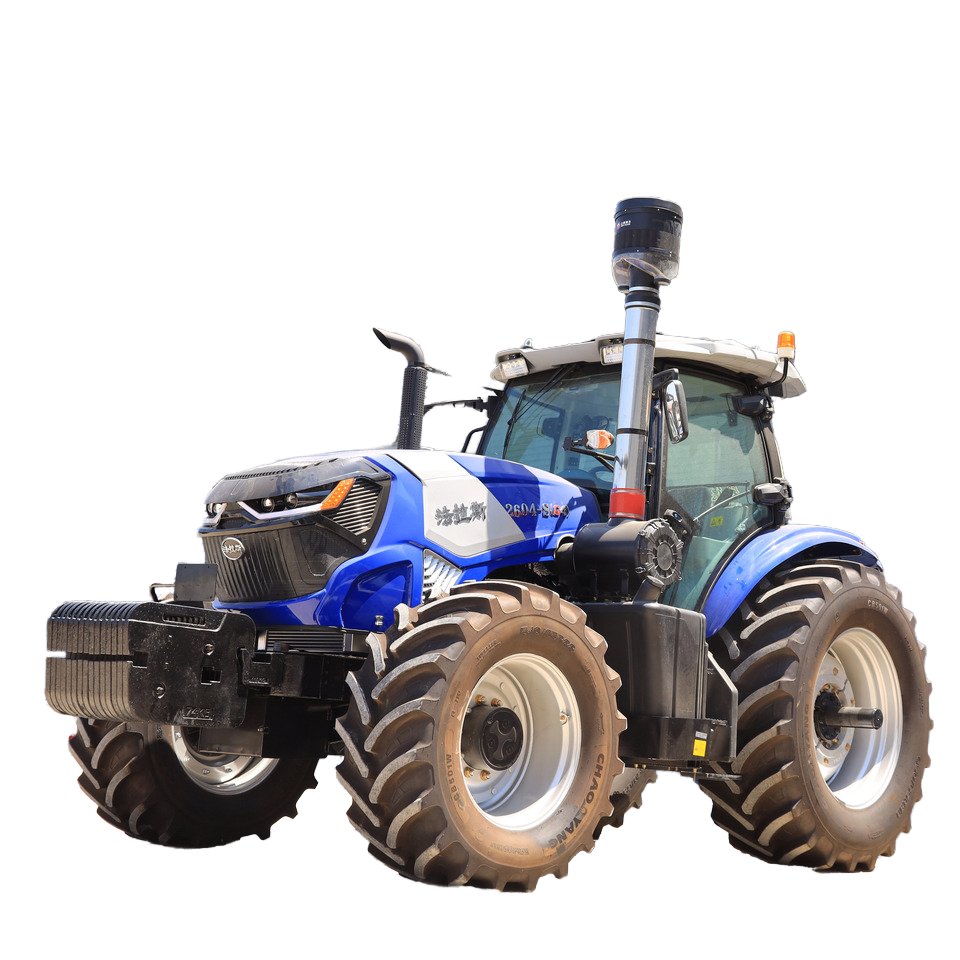 China 240hp Lawn Mower 4x4 Mini Tractor With Front End Loader Backhoe Tractors Trucks Agriculture Mini Farm Tractor