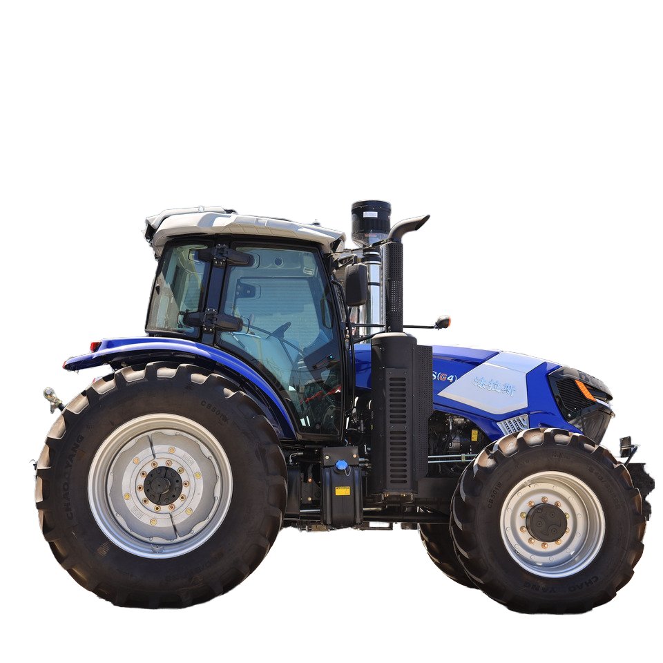 China 240hp Lawn Mower 4x4 Mini Tractor With Front End Loader Backhoe Tractors Trucks Agriculture Mini Farm Tractor