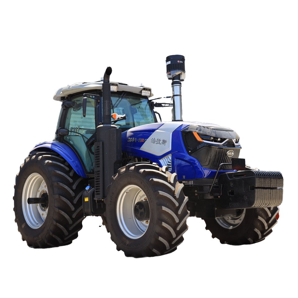 China 240hp Lawn Mower 4x4 Mini Tractor With Front End Loader Backhoe Tractors Trucks Agriculture Mini Farm Tractor