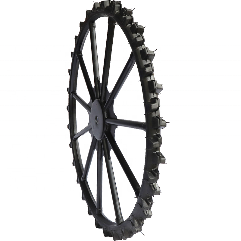 YT Factory Supply 1600*80mm Rice Trans Planter Sprayer Agriculture Solid Iron Wheel 1600x80mm Paddy Field Tractor Wheels
