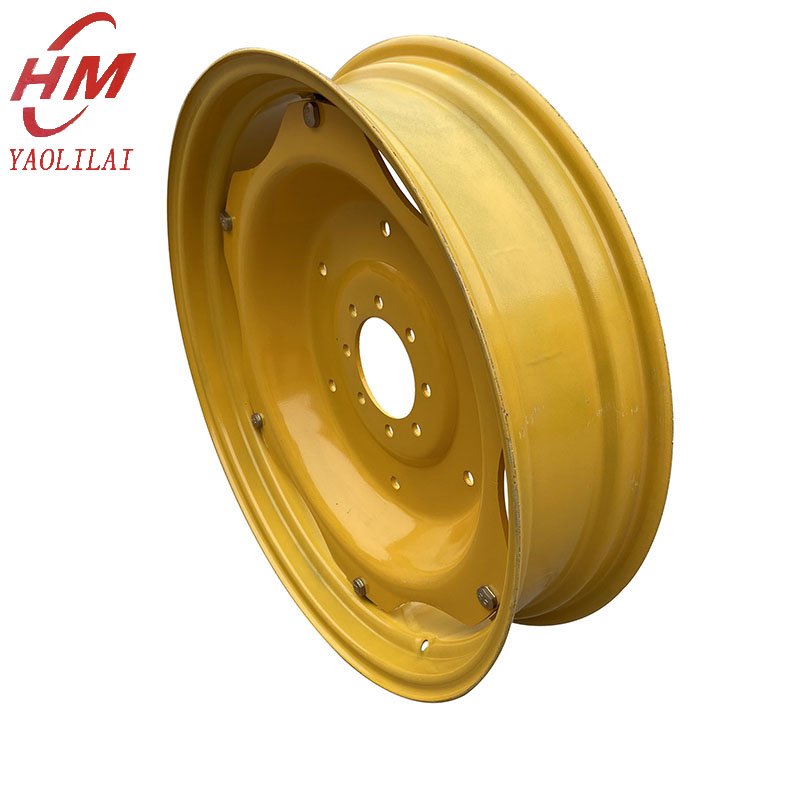 W8x32Agriculture Equipment Front Rear Farm Tractor Wheels and Hub Tires With Rims Lug for Adjustment 9.5-32 Tractor