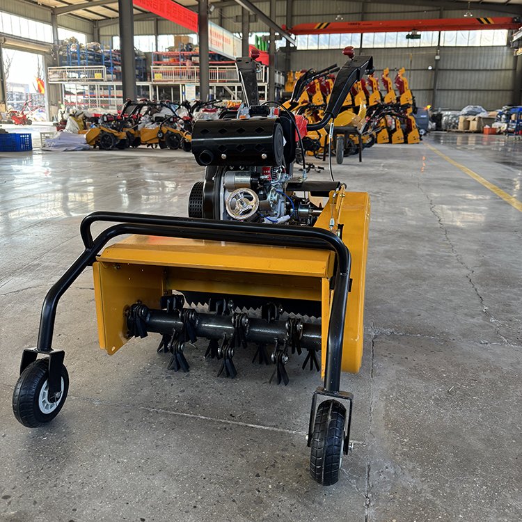Hot Sale Price Diesel Engine Weeder 4 Wheel Self -propelled Working Garden Use