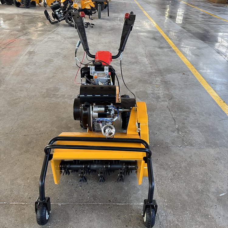 Hot Sale Price Diesel Engine Weeder 4 Wheel Self -propelled Working Garden Use