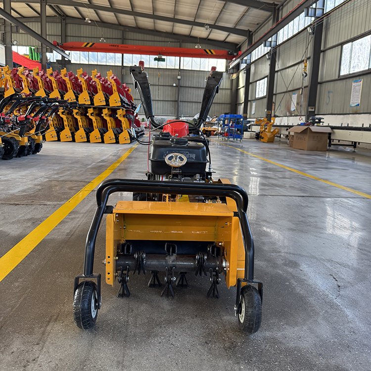 Hot Sale Price Diesel Engine Weeder 4 Wheel Self -propelled Working Garden Use