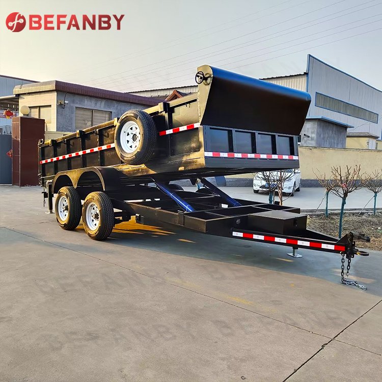Agricultural Implements 10ton Side Tipping Farm Trailer