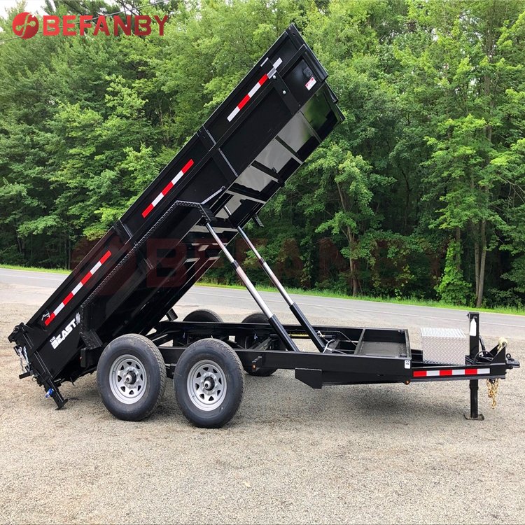Agricultural Implements 10ton Side Tipping Farm Trailer