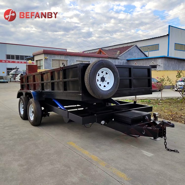 Agricultural Implements 10ton Side Tipping Farm Trailer