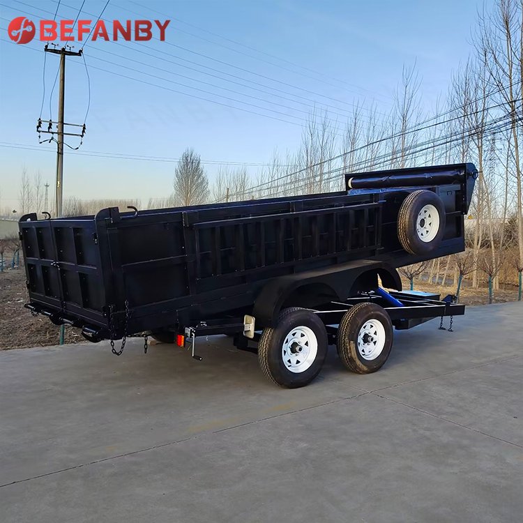 Agricultural Implements 10ton Side Tipping Farm Trailer