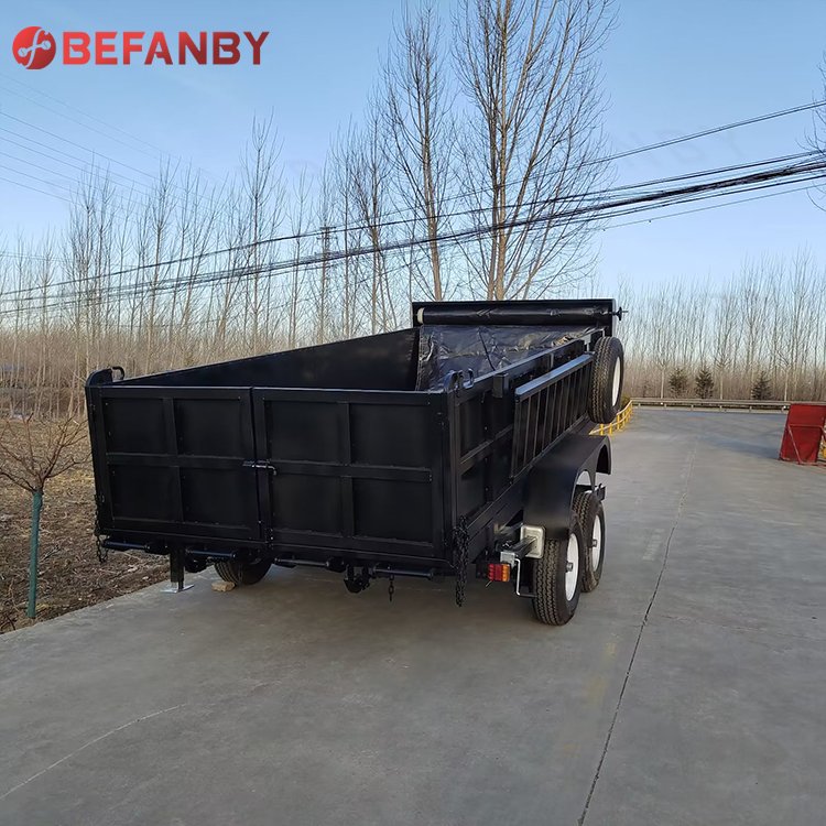 Agricultural Implements 10ton Side Tipping Farm Trailer