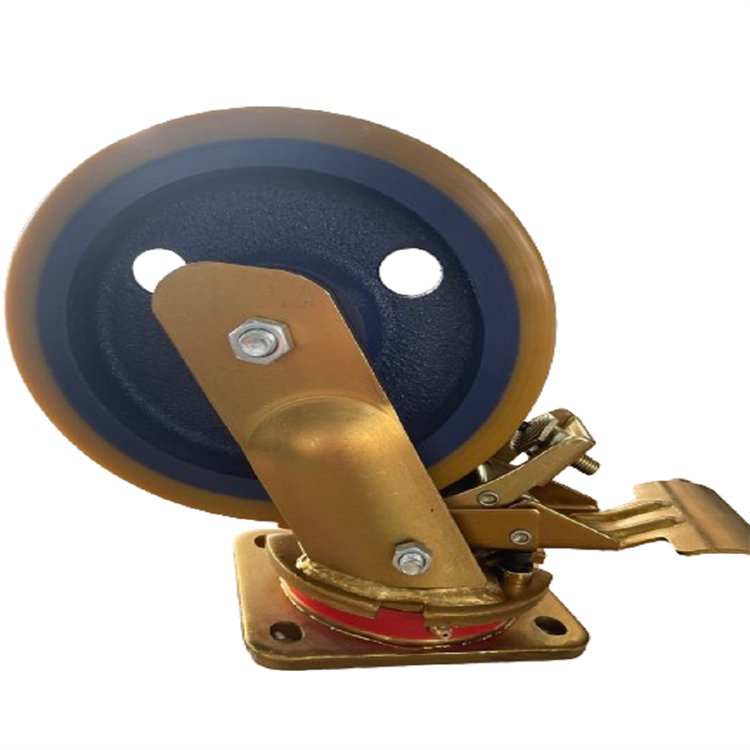 Online Sale In China Fine Quality PU Caster Wheel Tyre For Wheelbarrow New Condition For Retail Industries