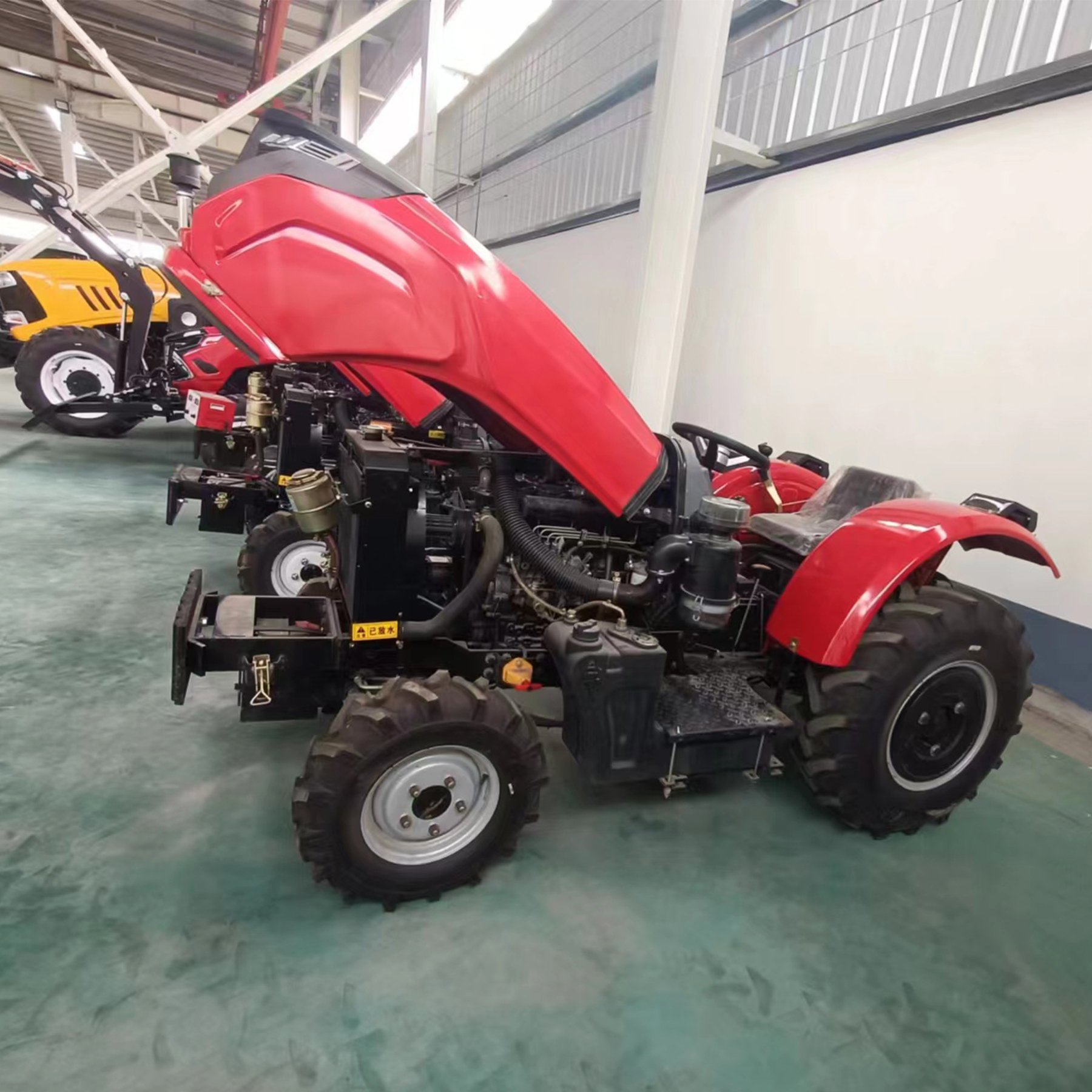 504 Small Electric Agricultural Wheeled Tractor for Farming with Varta Battery