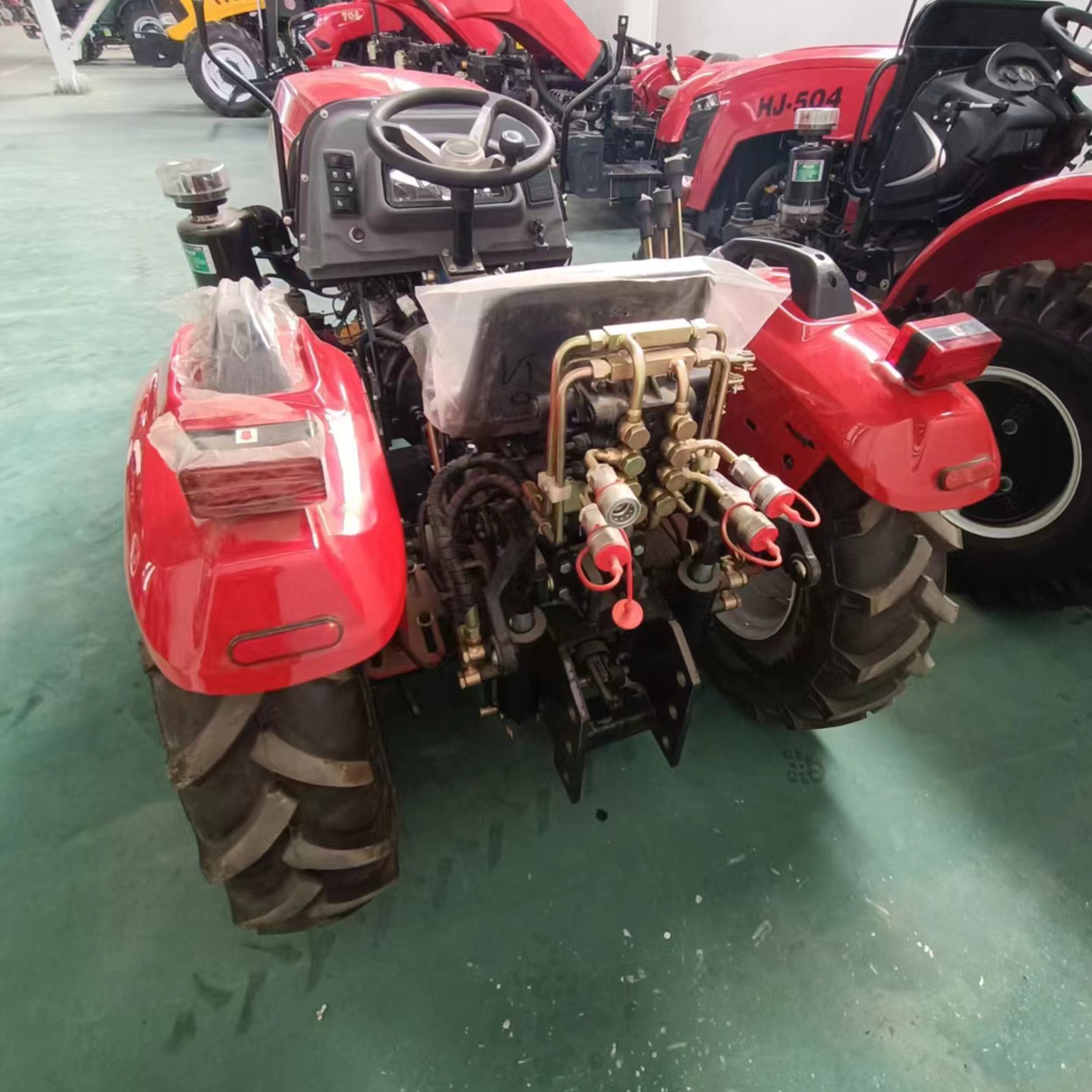 504 Small Electric Agricultural Wheeled Tractor for Farming with Varta Battery