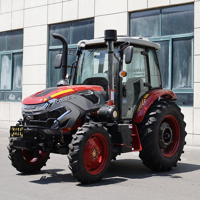 China Factory Good Price for Agriculture 4wd Hydraulic Output Small Farm 100hp 4x4 Tractors With YTO Charged Engine