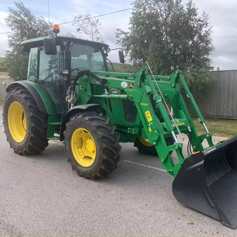 New/used Agricultural Johnn Tractor Deere 6110M with MX T410 Loader.