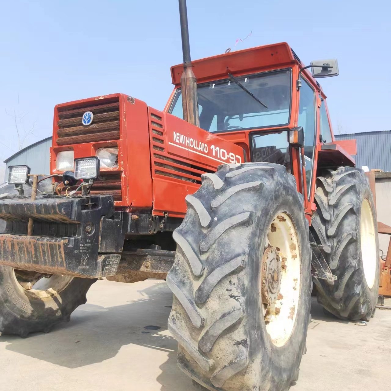 Used Tractor Fiat Holland 110-90 110HP 4x4wd Agricultural Equipment Cheap Farm Machines Two Wheel Holland TT75 TD5