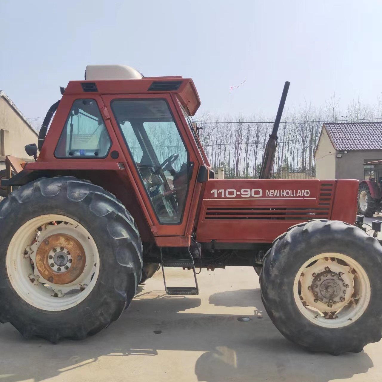 Used Tractor Fiat Holland 110-90 110HP 4x4wd Agricultural Equipment Cheap Farm Machines Two Wheel Holland TT75 TD5