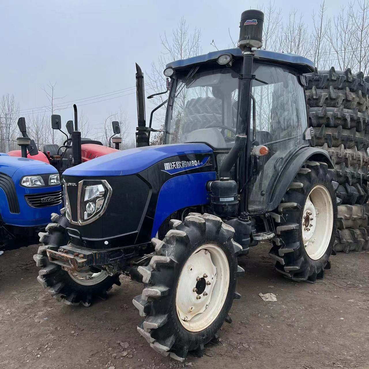 60HP 70HP 80HP Used Tractor China Famous Brand Lovol M804-B 4wd with Dith Fertilization and Backilling