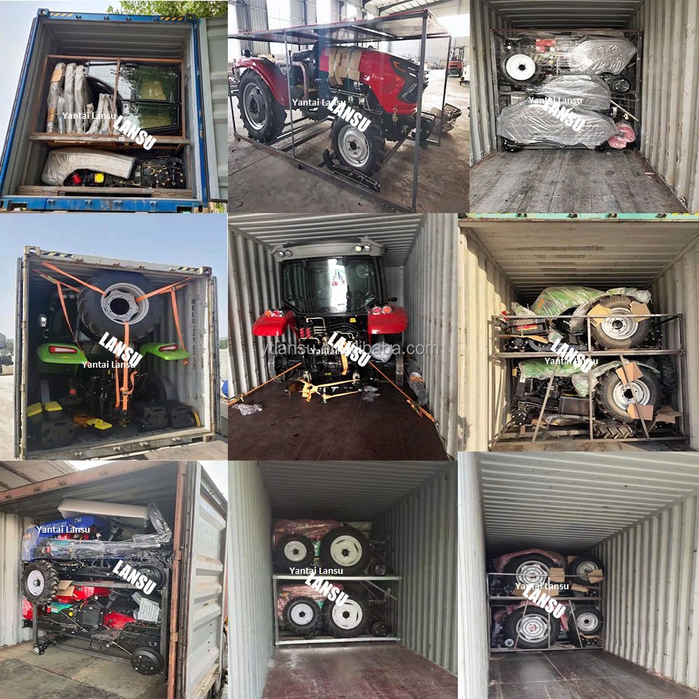 Factory Supply JINMA Tractor with Euro V Engine for Best Price with Pto Tunisia Farm Tractor Tractor Cab Glass