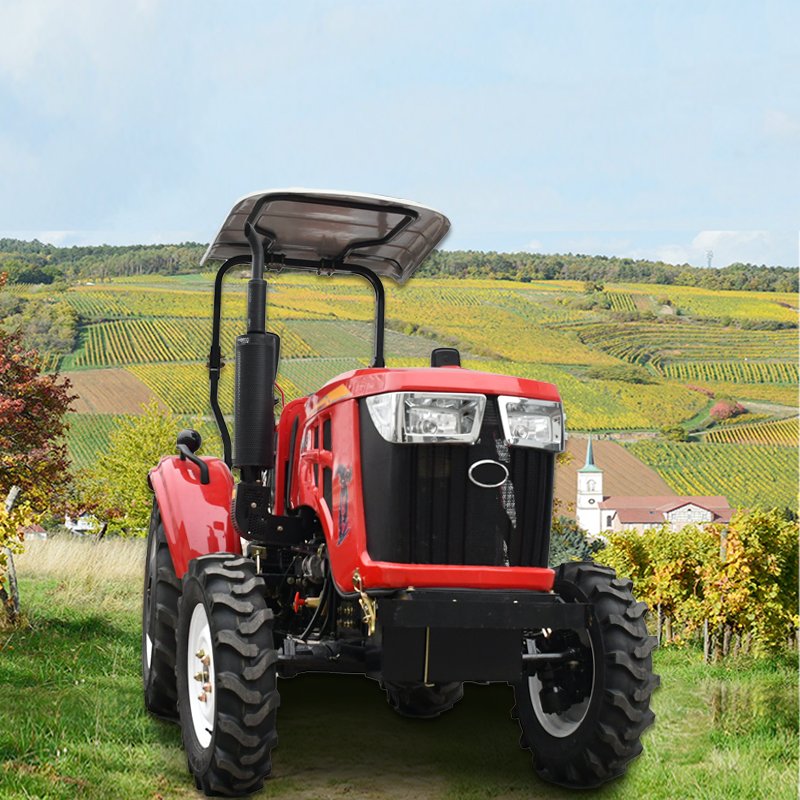 Agricultural Tractor Source Manufacturer 50HP 60HP 70HP High Quality Four-wheel Drive High Horsepower Mini Tractor