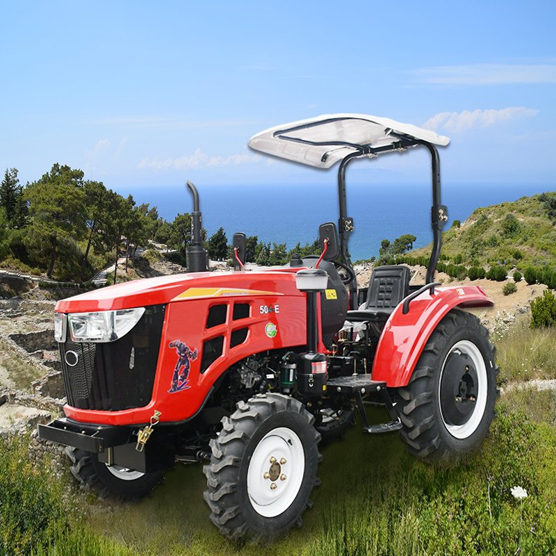 Agricultural Tractor Source Manufacturer 50HP 60HP 70HP High Quality Four-wheel Drive High Horsepower Mini Tractor