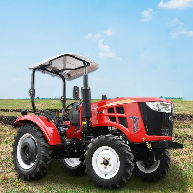 Agricultural Tractor Source Manufacturer 50HP 60HP 70HP High Quality Four-wheel Drive High Horsepower Mini Tractor