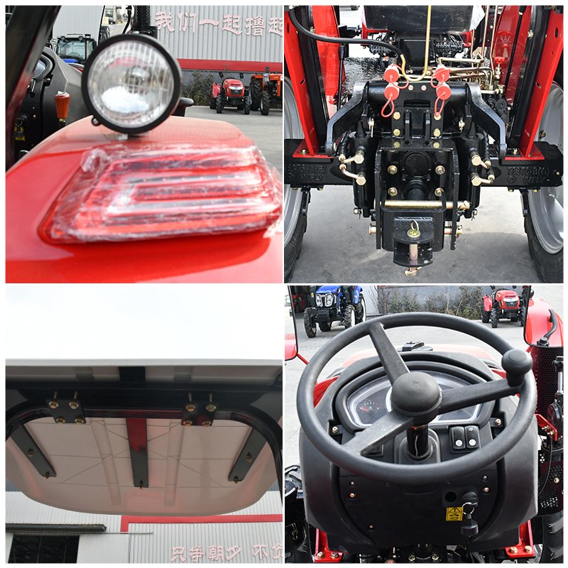 Agricultural Tractor Source Manufacturer 50HP 60HP 70HP High Quality Four-wheel Drive High Horsepower Mini Tractor
