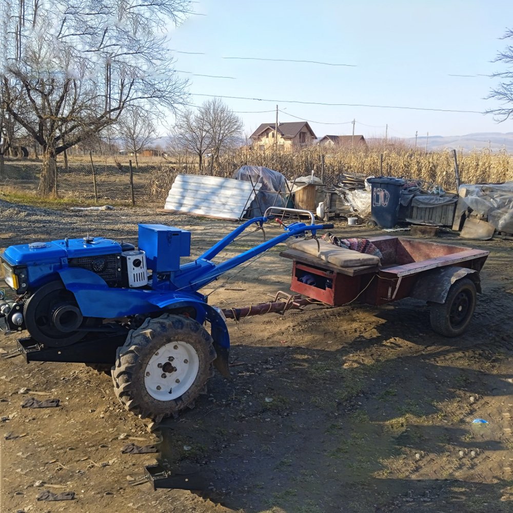 CE Farm Machinery Mini Farm Garden Agriculture Electric Tractor Hand Tractors Two Wheel Horse Tractor Power Tiller Walking