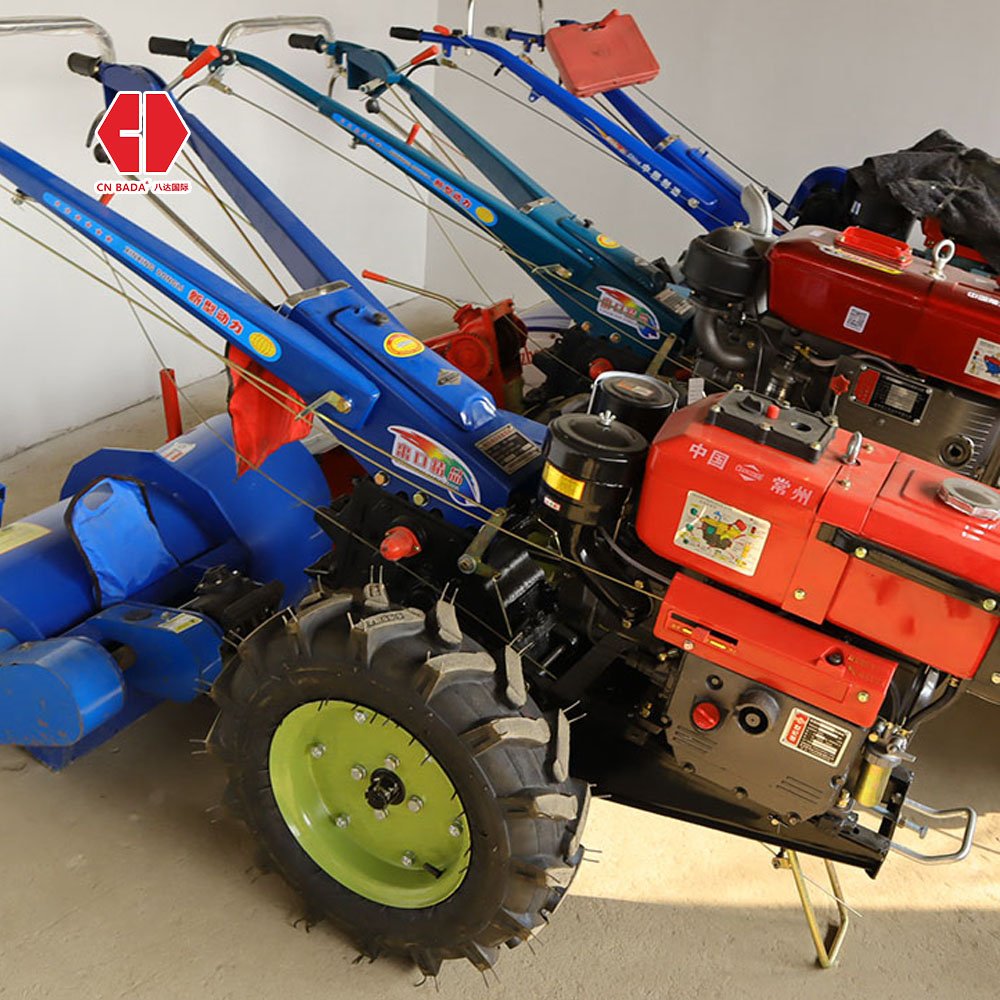 12hp 15hp 16hp 18hp 20 hp Walking Driven Walk Behind Tractor Farm min Hand Tractors With diesel Engine