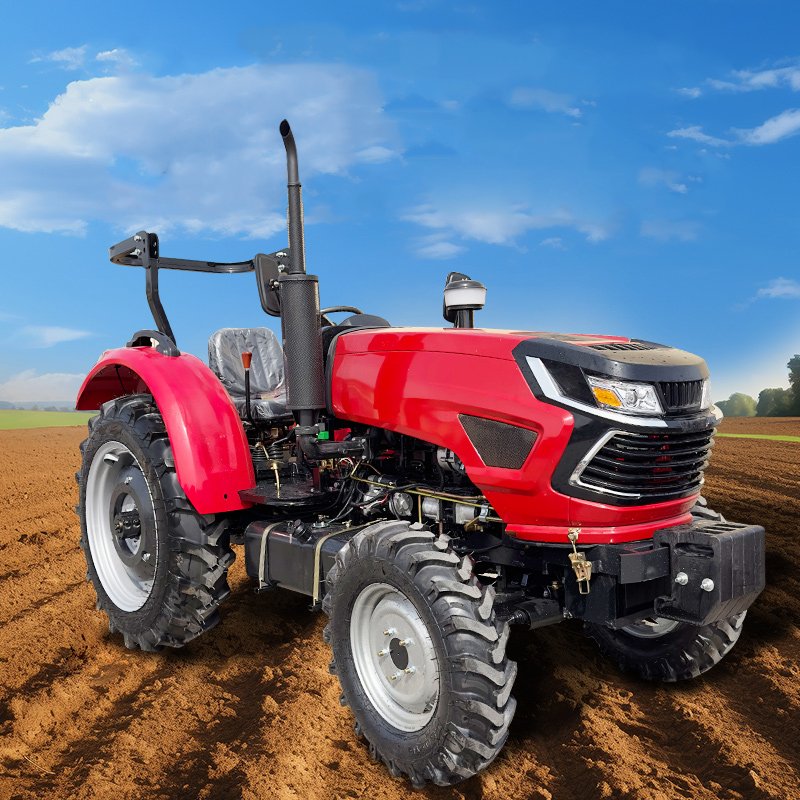 3.8Ton Best Price 80Hp Agricultural Farming Tractors Mini Tractor Wheel Tractor for Sale