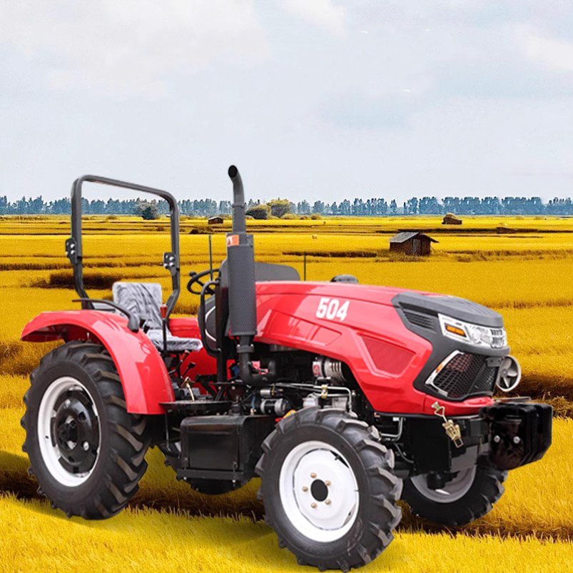 3.8Ton Best Price 80Hp Agricultural Farming Tractors Mini Tractor Wheel Tractor for Sale