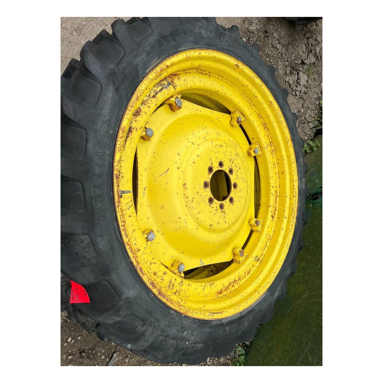 Second-Hand All-Terrain Tractor Tires - Versatile for Farm Work.