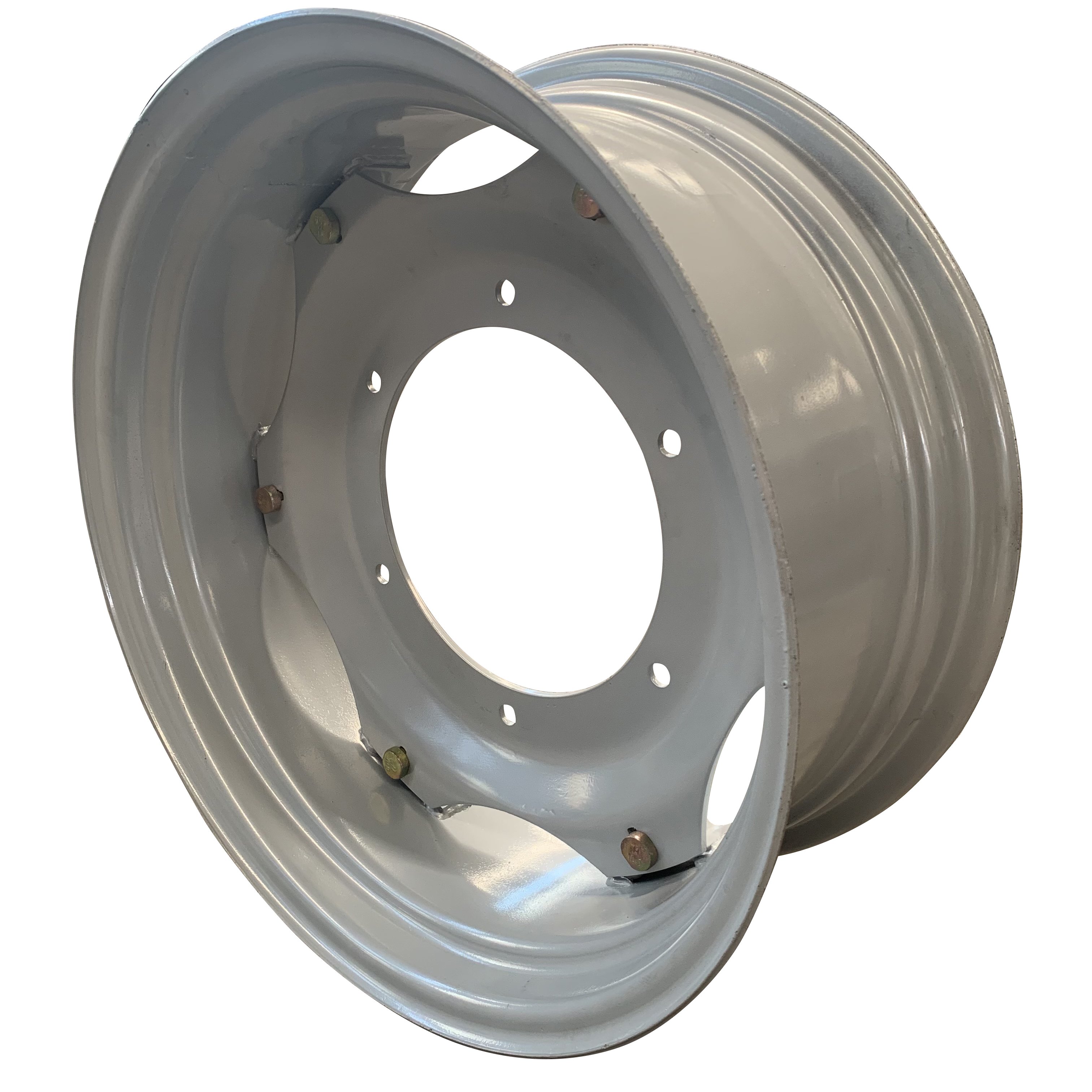 Harvester Rear Wheels Rims Factory Farm Tractor Steel Rim W10x24 Inch Agricultural Wheels and Rims for 11.2-24 Tires