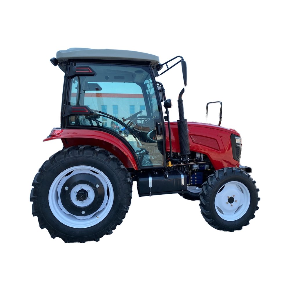 High Quality Agriculture Paddy Field 80HP 4x4 4WD CE EPA Diesel Farm Wheel Tractor