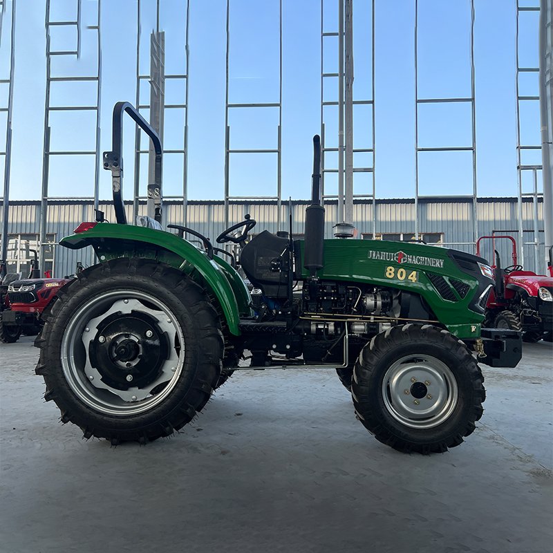 High Quality Agriculture Paddy Field 80HP 4x4 4WD CE EPA Diesel Farm Wheel Tractor
