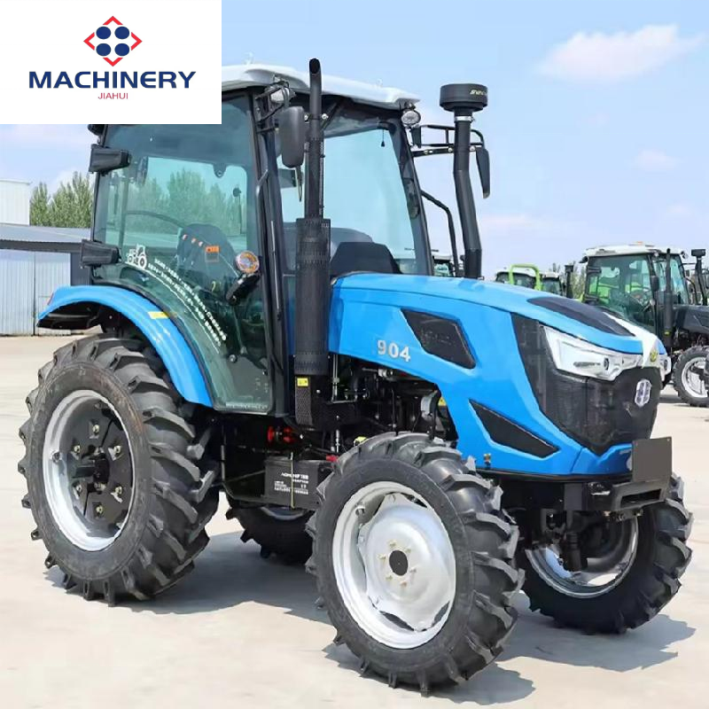 High Quality Agriculture Paddy Field 80HP 4x4 4WD CE EPA Diesel Farm Wheel Tractor