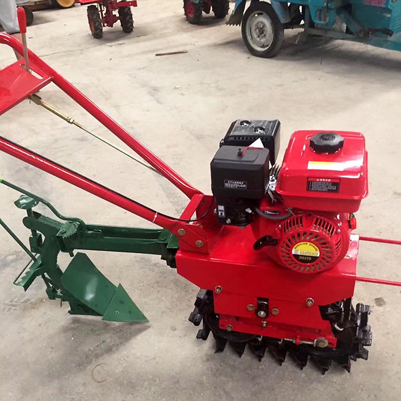 Taifeng Mini Rotary Tiller Compact Includes a Plow Opener with Loader Farm Use