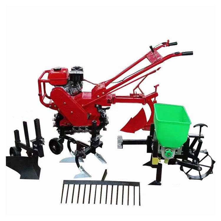 Taifeng Mini Rotary Tiller Compact Includes a Plow Opener with Loader Farm Use