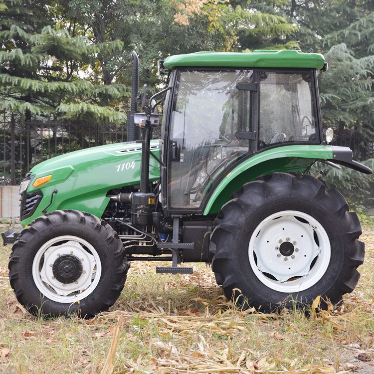 Tractors 1104 Wd-40 Wd40 1104HP 90 hp 70hp 4WD Mini Agricultural Machinery Equipment with Front End Loader
